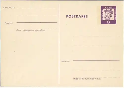 Ganzsache, Postkarte, Michel, Berlin P56, **