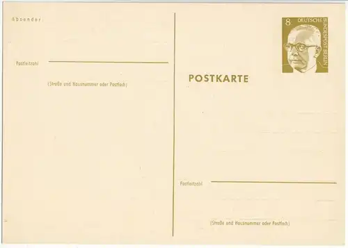 Ganzsache, Postkarte, Michel, Berlin P80, **