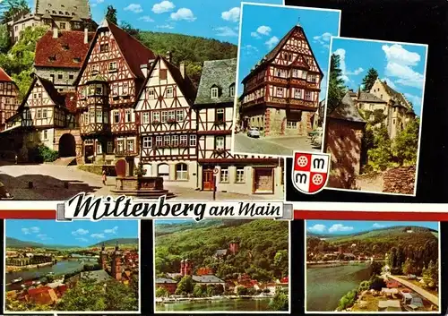 AK, Miltenberg am Main, sechs Abb., gestaltet, um 1970