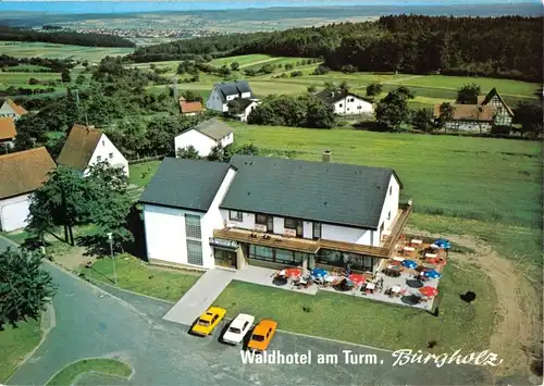 AK, Kirchhain - Burgholz, Waldhotel am Turm, um 1978