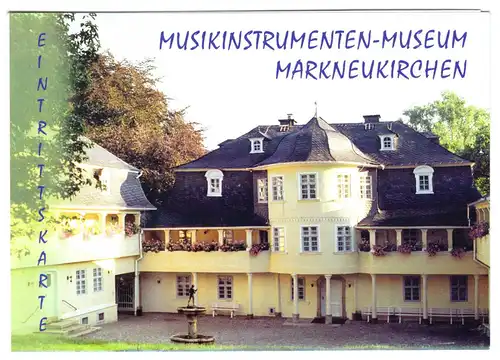 Eintrittskarte, Markneukirchen, Musikinstrumenten-Museum, 1990er