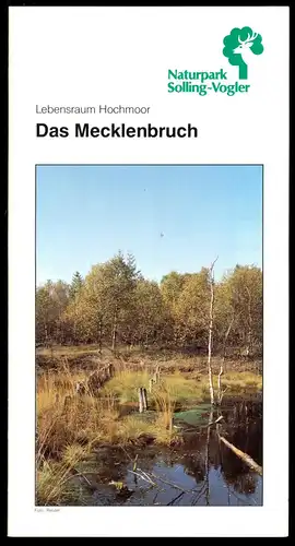 tour. Prospekt, Holzminden, Naturpark Solling-Vogler, Das Mecklenbruch, um 2000