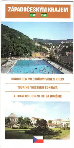 tour. Prospekt, Durch den Westböhmischer Kreis, 1989