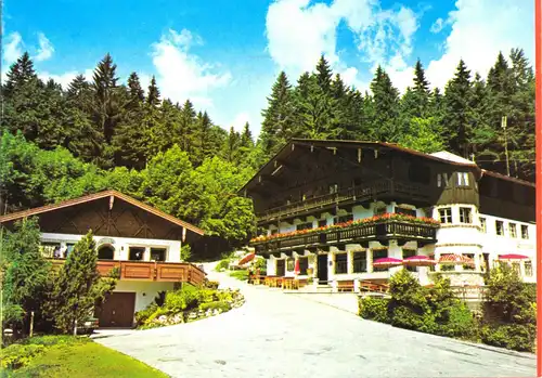 tour. Prospekt, Bayrischzell, Alpengasthof "Feuriger Tatzelwurm", 1987
