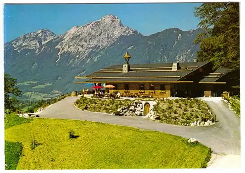 tour. Prospekt, Großgmain bei Salzburg, Restaurant Wolfschwang, 1970er
