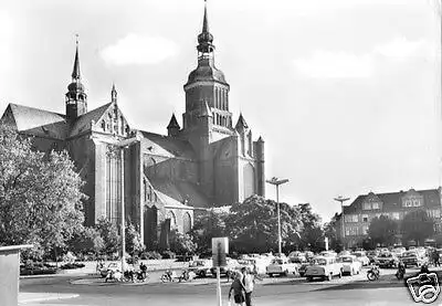 AK, Stralsund, Kirche St. Marien am Leninplatz, 1979
