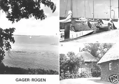 AK, Gager Rügen, drei Abb., 1983
