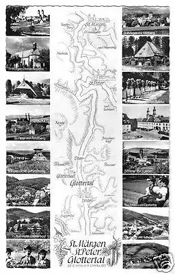 AK, St. Märgen und St. Peter im Glottertal, um 1960