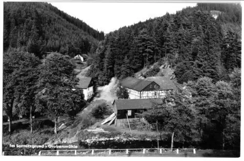 AK, Gahma, Grubersmühle im Sormitzgrund, 1970