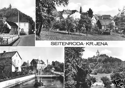 AK, Seitenroda Kr. Jena, vier Abb., 1977