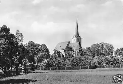 AK, Schleiz Thür., Blick zur Bergkirche, 1960