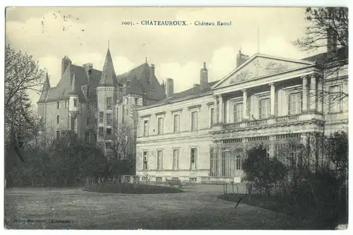 AK, Chateauroux, Chateau Raoul, Schloß, 1910