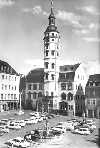 AK, Gera, Rathaus, 1981