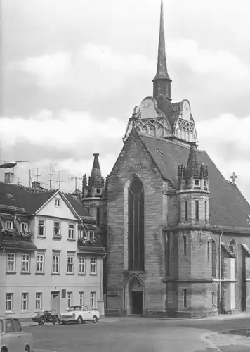 AK, Gera, Marienkirche und Geburtshaus des Malers Otto Dix, 1982