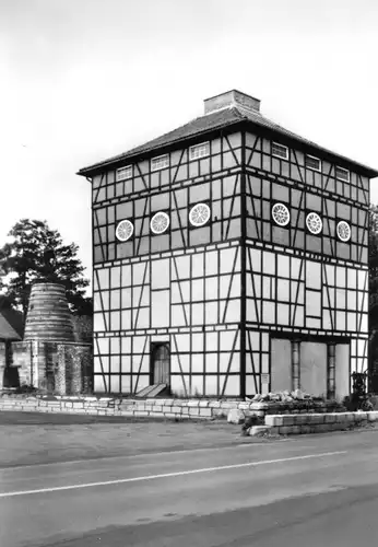 AK, Schmalkalden Thür., Hochofenhaus der ehemaligen "Neuen Hütte", 1980