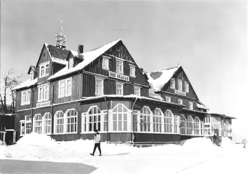 AK, Brotterode Thür. Wald, HOG und Hotel auf dem Großen Inselsberg, 1969