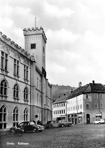 AK, Greiz, Rathaus, 1977