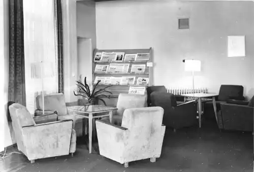 AK, Antonsthal Erzgeb., OT Antonshöhe, Sanatorium, Leseraum, 1978
