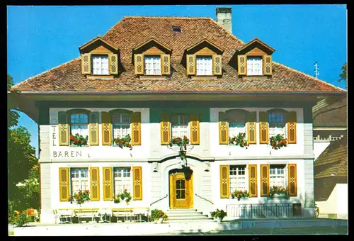 tour. Prospekt, Ersigen, Schweiz, Gasthof Bären Ersigen, um 1970