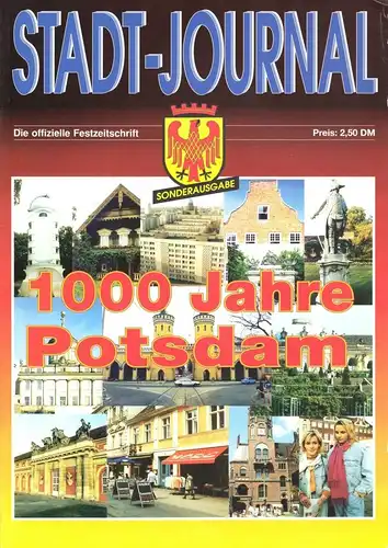 Stadt-Journal Potsdam, Sonderausgabe 1993, 1000 Jahre Potsdam