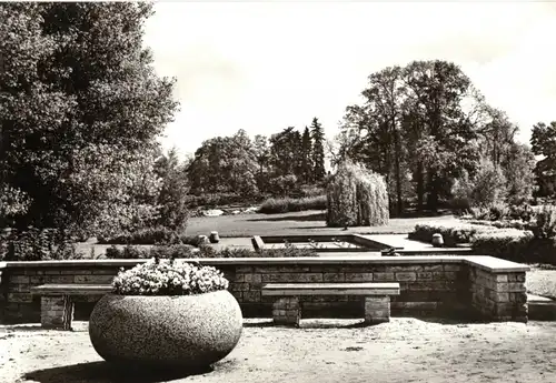 AK, Zossen, Partie im Stadtpark, 1976