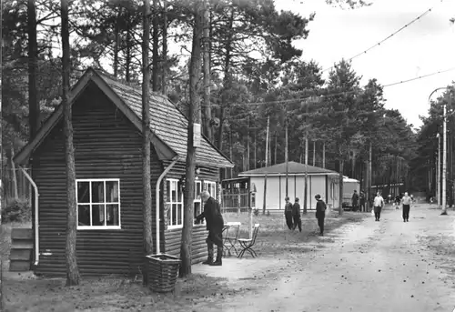 AK, Arendsee Altmark, Partie auf dem Campingplatz, 1968
