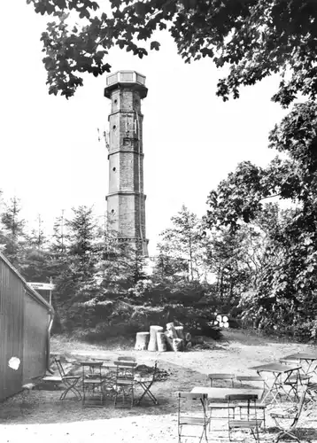 AK, Altenberg Erzg., Aussichtsturm auf dem Geisingberg, um 1970