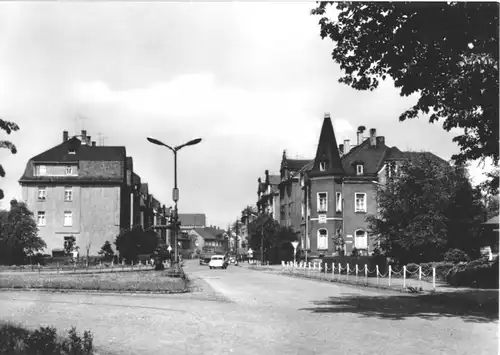 AK, Flöha Sachs., Straßenpartie, 1966