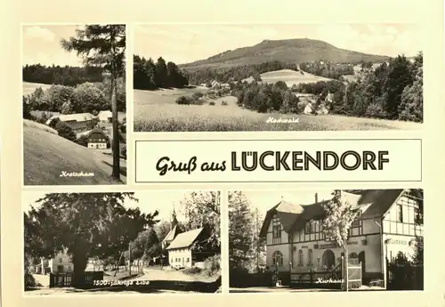 AK, Lückendorf Kr. Zittau, vier Abb., gestaltet, 1964