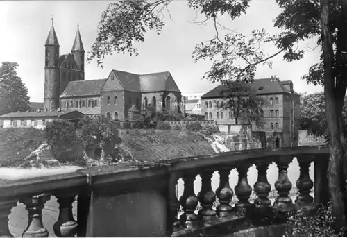 AK, Magdeburg, Blick zum Kloster Unser Lieben Frauen, 1977