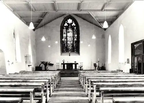 Foto im AK-Format [10 x 14 cm], Eisenach, Kirche St. Annen, Innenansicht, 1981