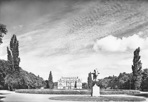 AK, Dresden, Großer Garten, Blick zum Palais, 1979