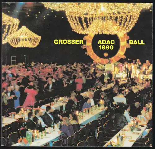 Programmheft, Grosser ADAC Ball, Berlin 1990