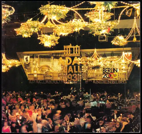 Programmheft, Grosser ADAC Ball, Berlin-Brandenburg 1993
