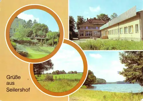 AK, Seilershof Kr. Gransee, vier Abb., 1985
