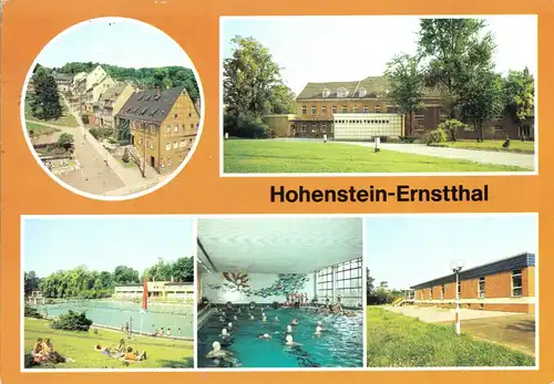 AK, Hohenstein-Ernstthal, fünf Abb., um 1990