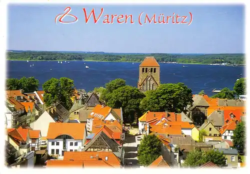 AK, Waren Müritz, Teilansicht, um 2008