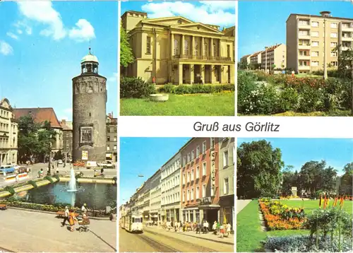 AK, Görlitz, fünf Abb., 1979