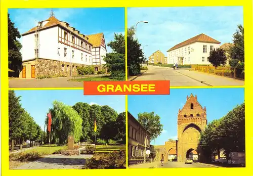 AK, Gransee, vier Abb., 1985