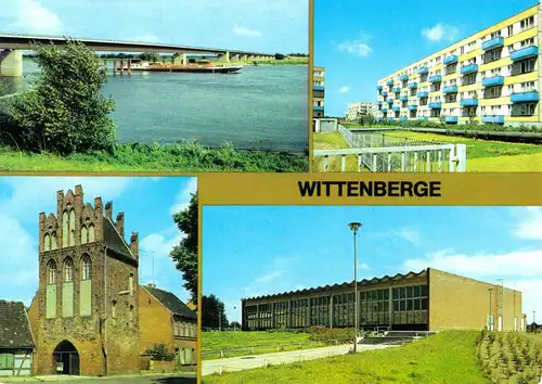 AK, Wittenberge, vier Abb., 1985