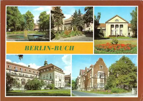AK, Berlin Buch, fünf Abb., 1986
