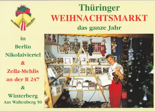 AK, Zella Mehlis, Thüringer Weihnachtsmarkt das ganze Jahr, um 2000