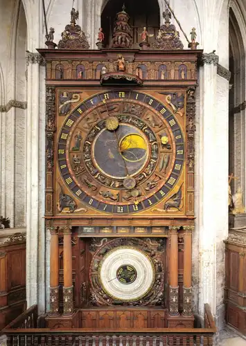 AK, Rostock, St. Marien-Kirche, Astronomische Uhr, 2002