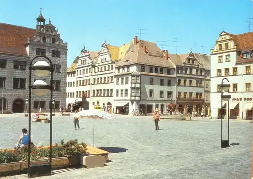 AK, Torgau, Markt, 1989