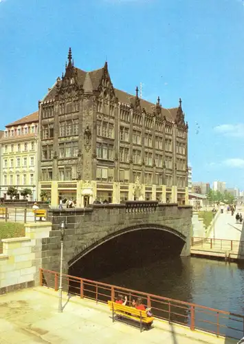 AK, Berlin Mitte, An der Gertrauden-Brücke, 1980