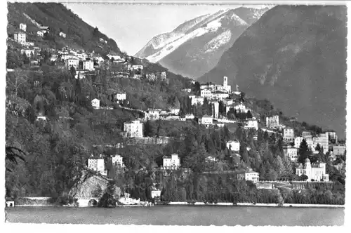 AK, Castagnola, TI, Teilansicht am Lago di Lugano, Vers. 1, um 1960