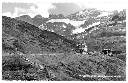 AK, Klausenpass, UR, Hotel Klausenpasshöhe, um 1960