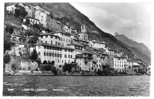 AK, Gandria, Lago di Lugano, TI, Teilansicht, Vers. 1, 1957