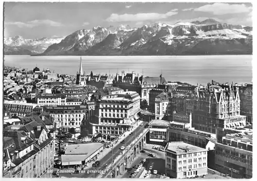 AK, Lausanne, VD, Vue générale, Gesamtansicht, 1960