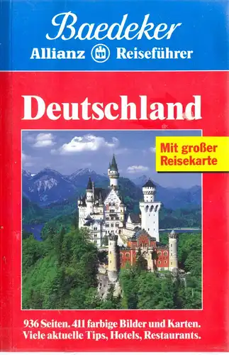 Baedeker Allianz Reiseführer, Deutschland - mit großer Reisekarte, 1998